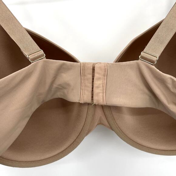 THIRDLOVE 24/7 Classic T-Shirt Bra Size 42E Underwire Molded Cups Nude Tan Cream - Picture 15 of 16
